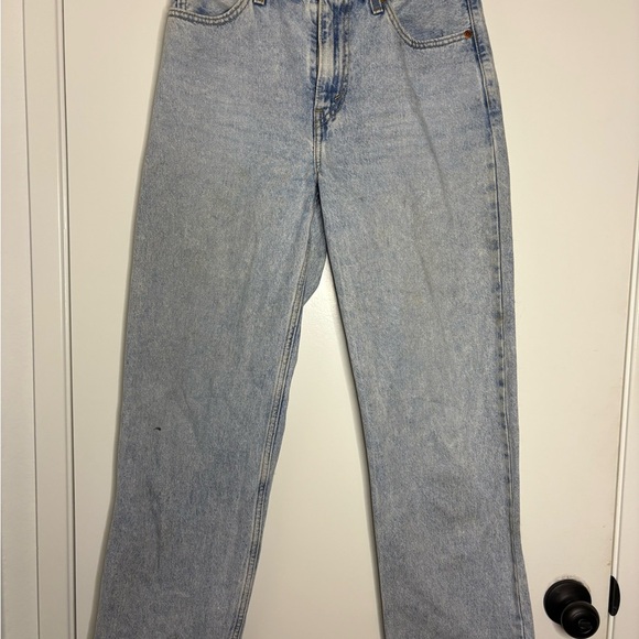 Levi's Light Blue Cropped Jeans - Picture 1 of 2
